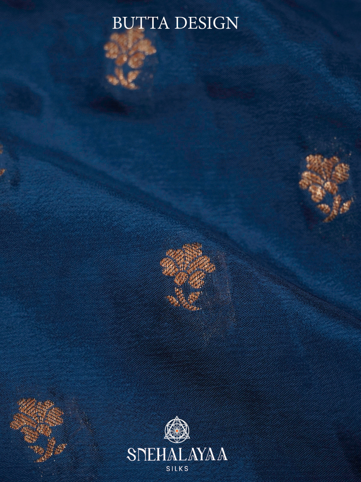 Peacock Blue Banaras Saree