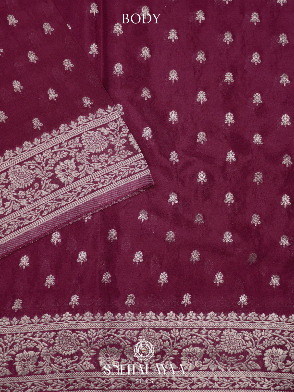 Wine Banaras Saree