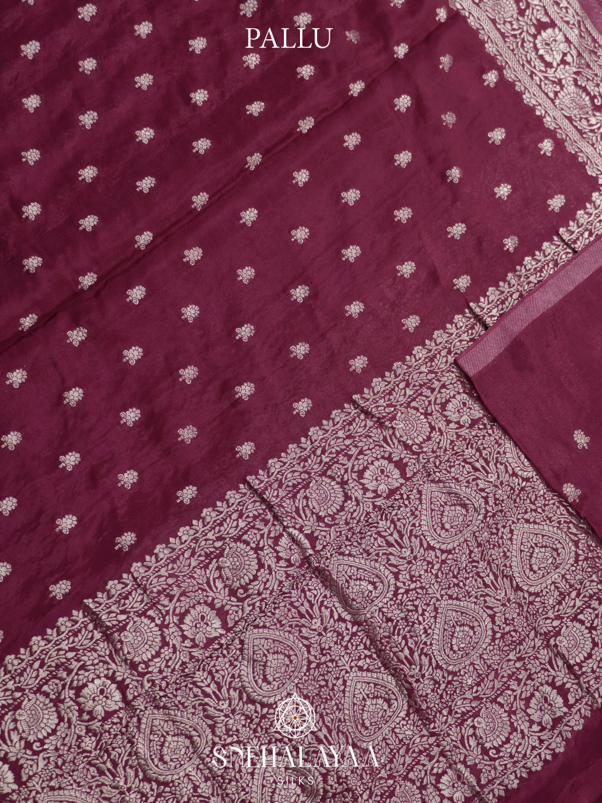 Wine Banaras Saree