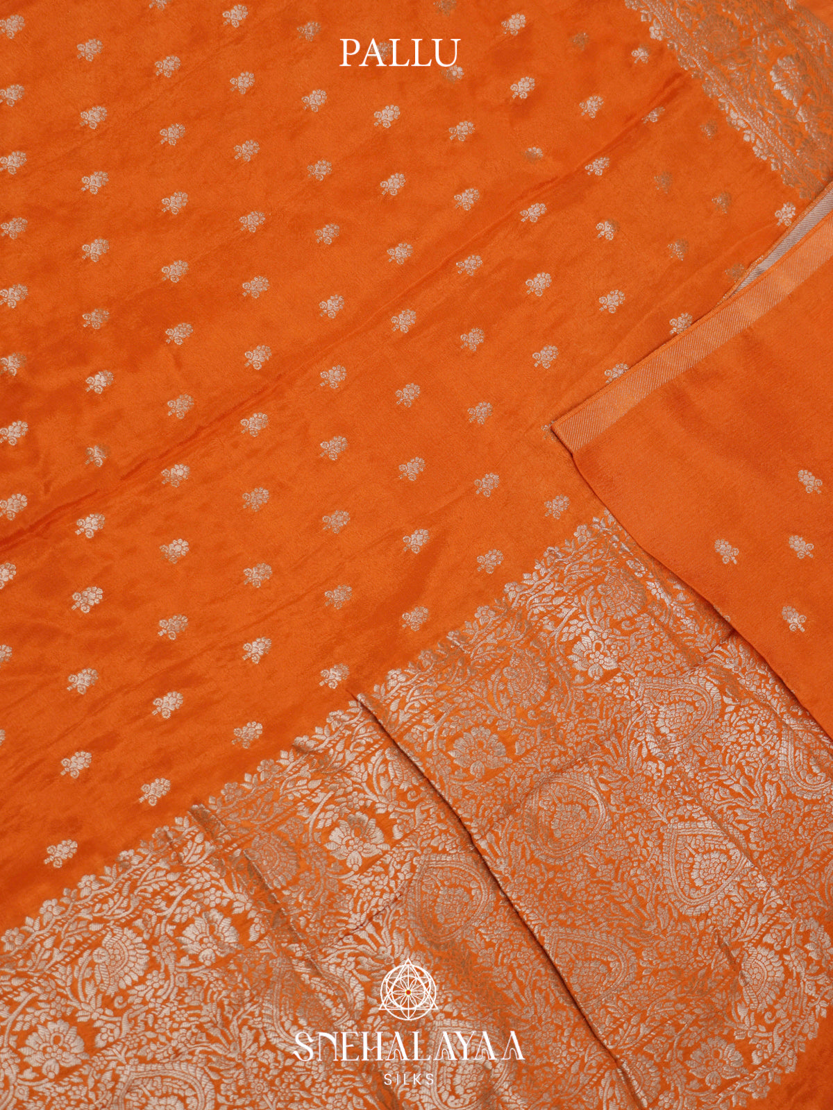 Orange Banaras Saree