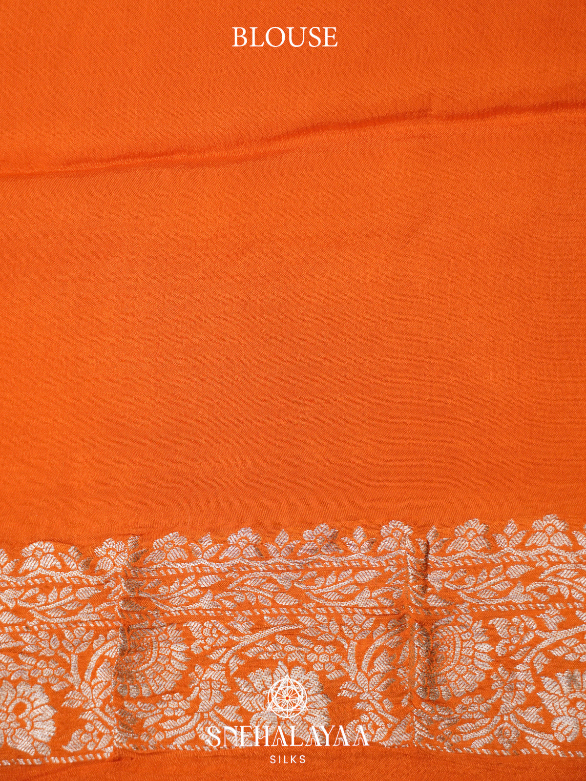 Orange Banaras Saree