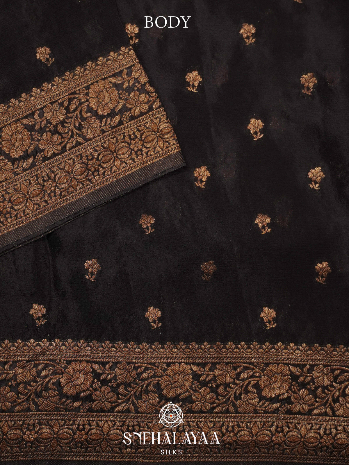 Black Banaras Saree