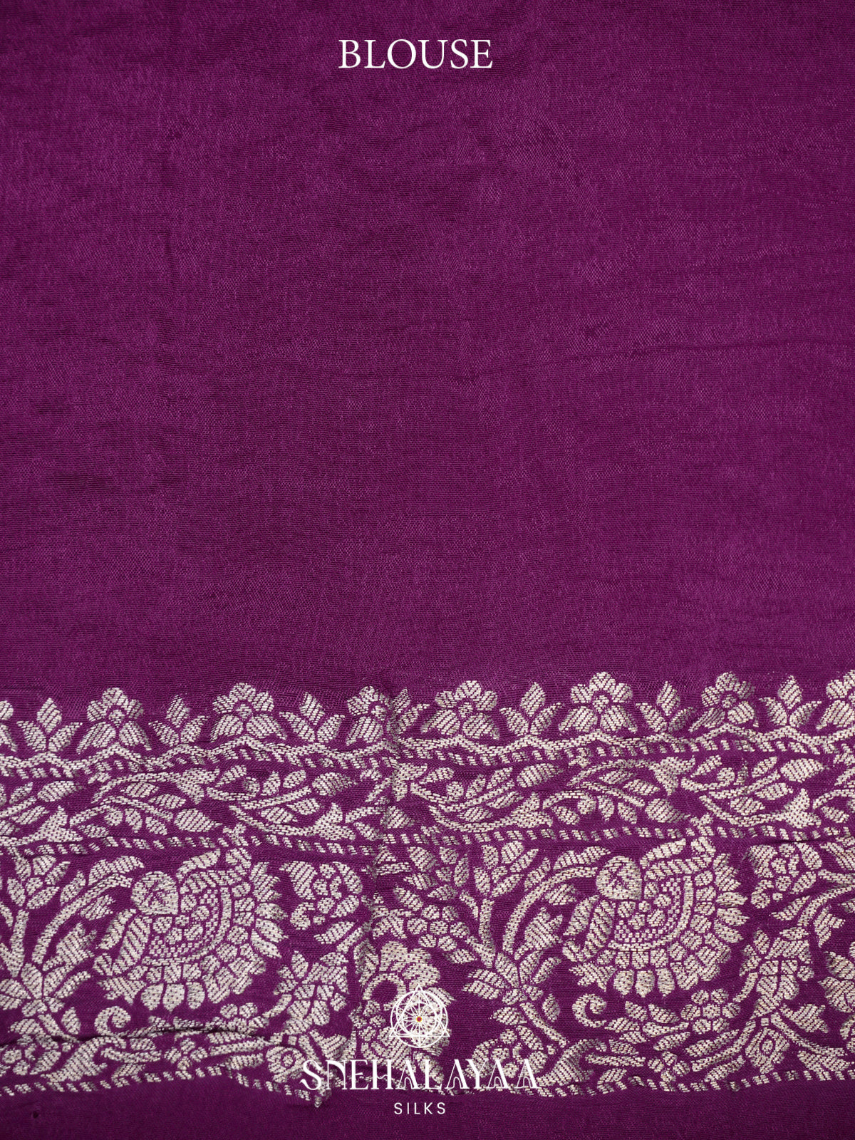 Magenta Banaras Saree