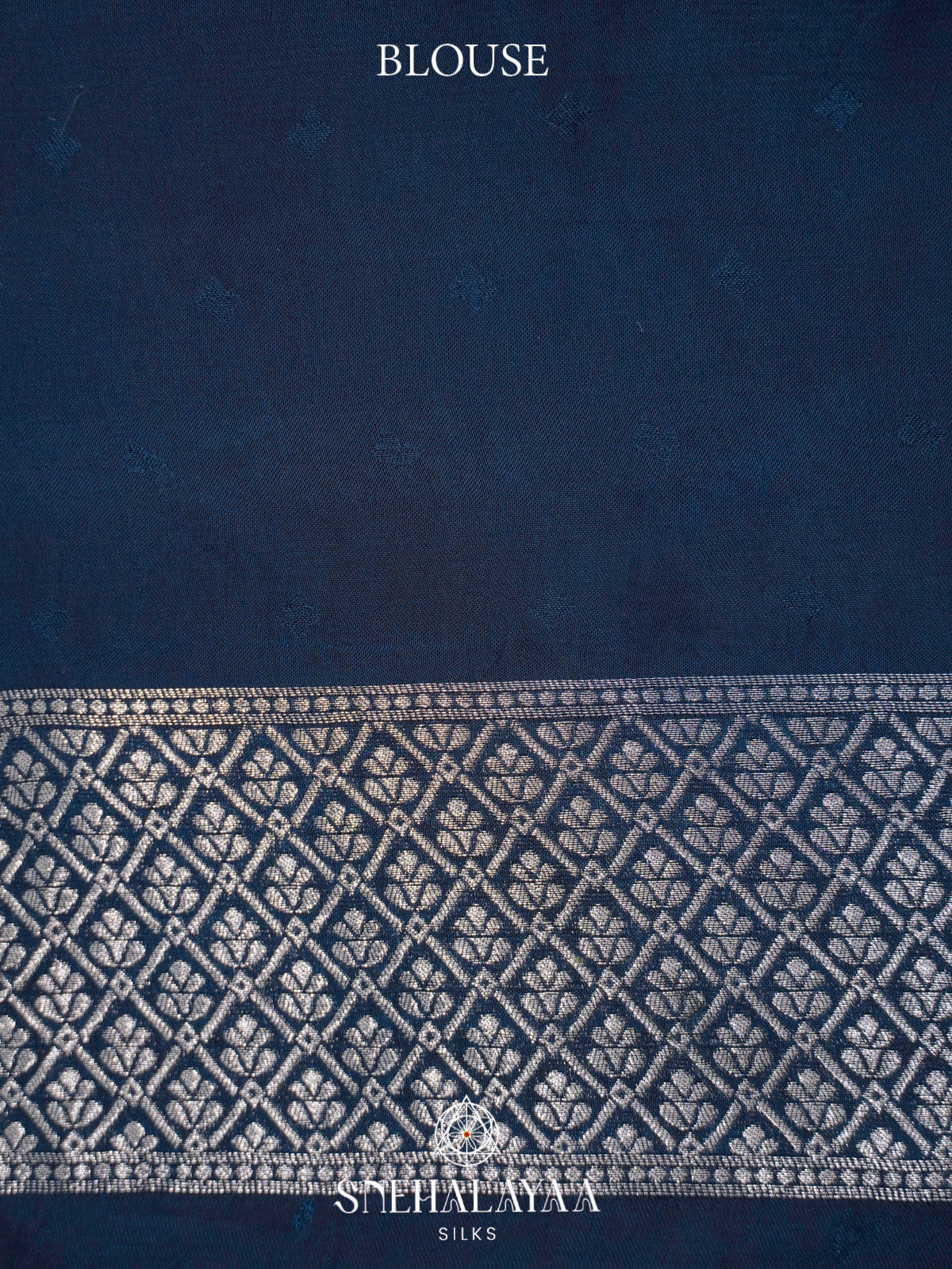 Peacock Blue Banaras Saree