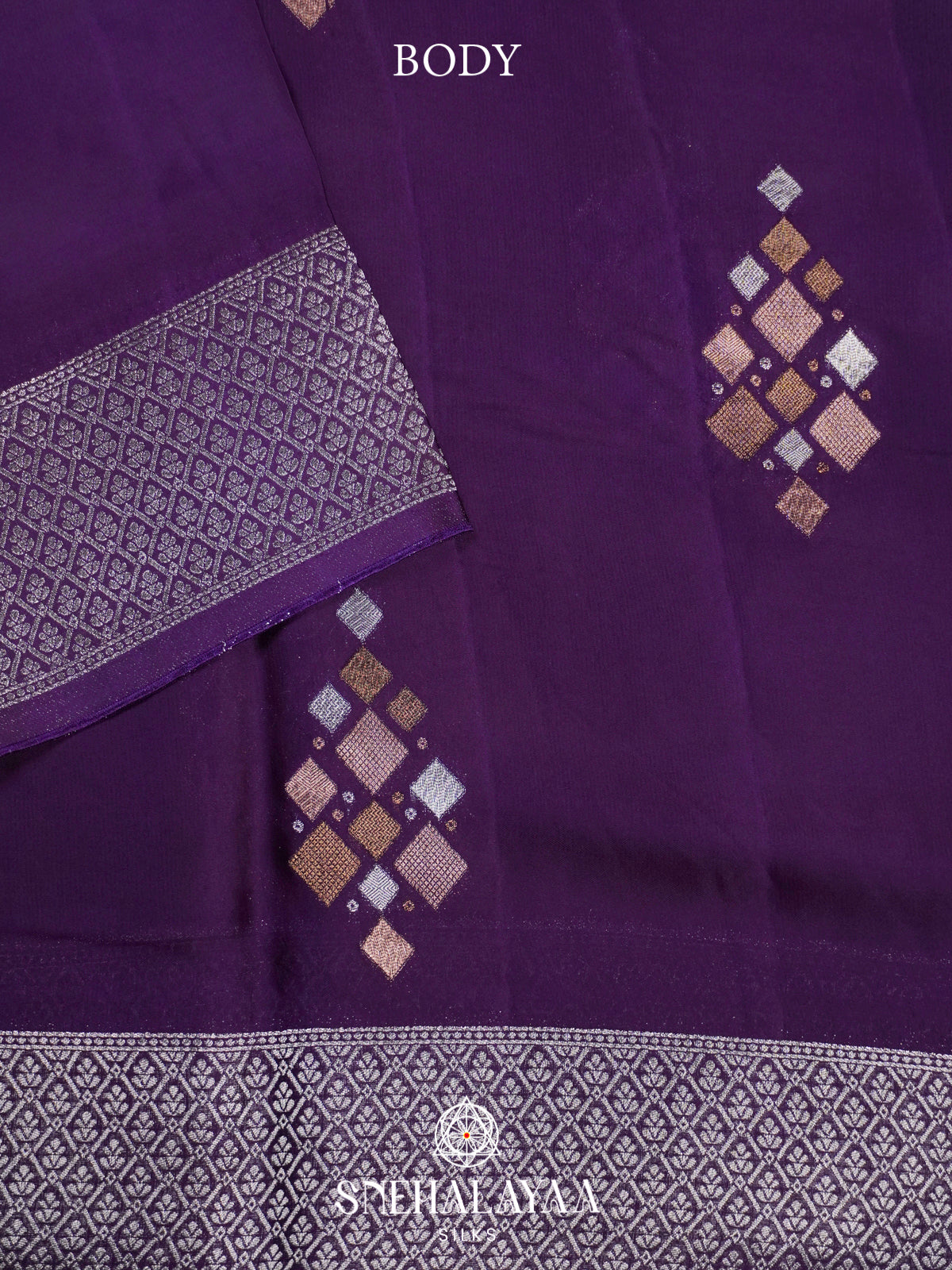 Purple Banaras Saree