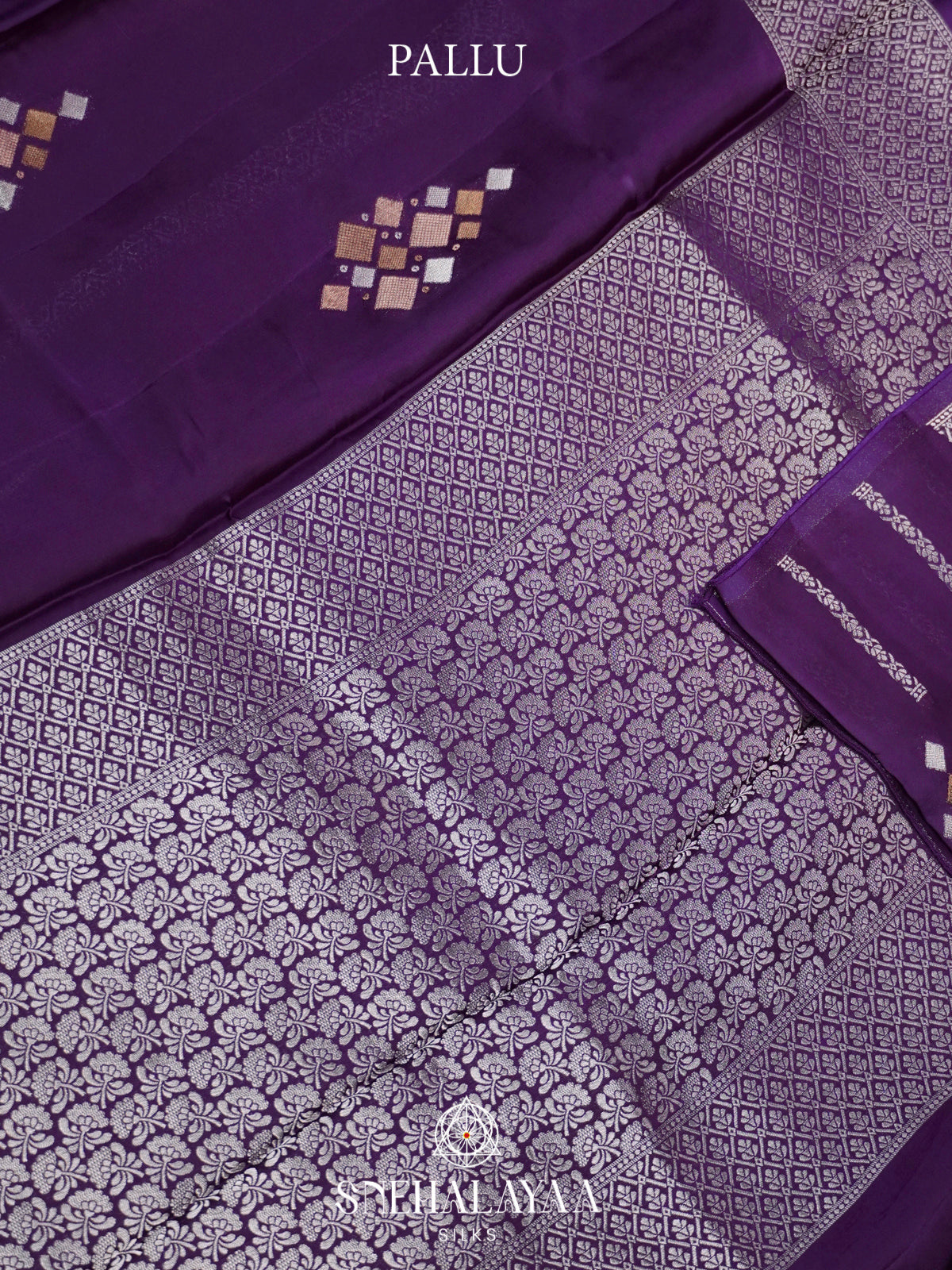 Purple Banaras Saree