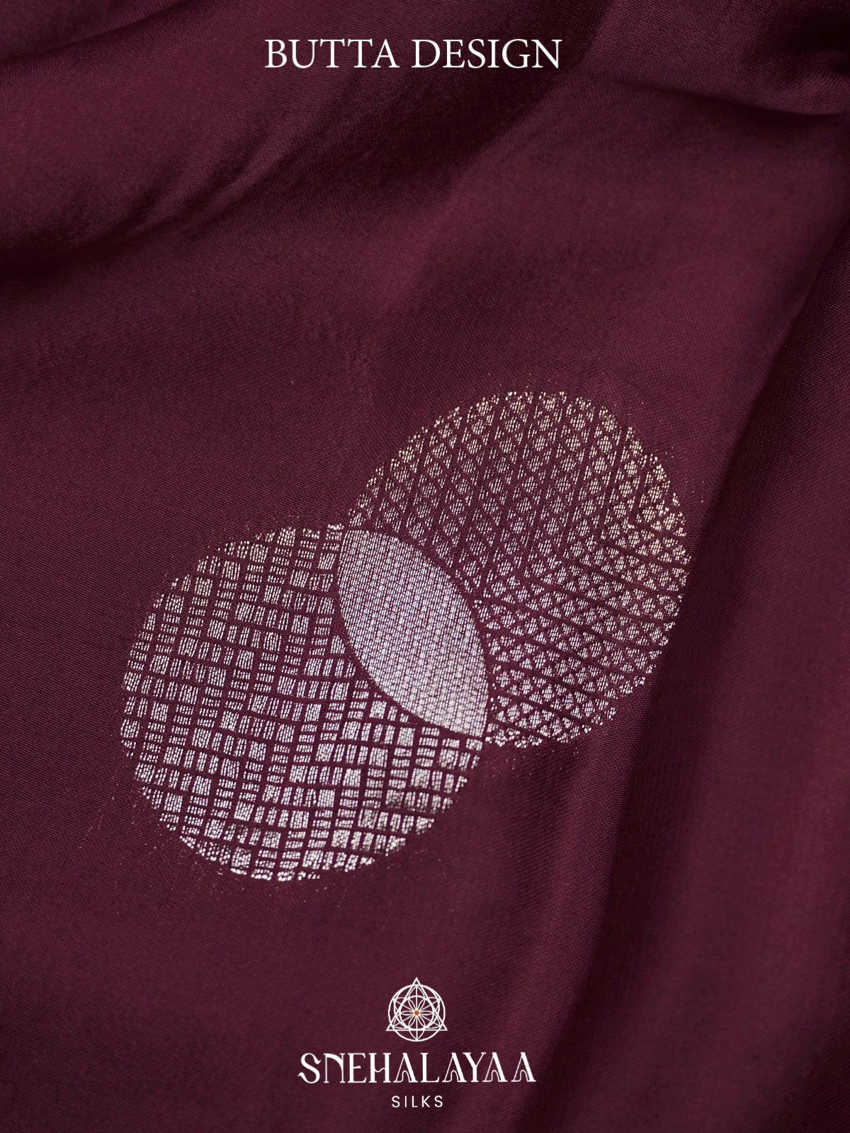 Burgundy Banaras Saree