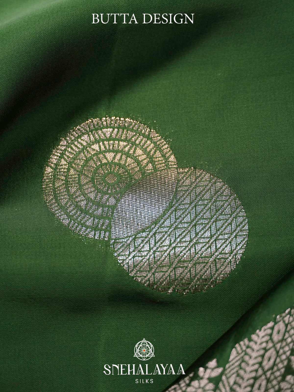 Forest Green Banaras Saree