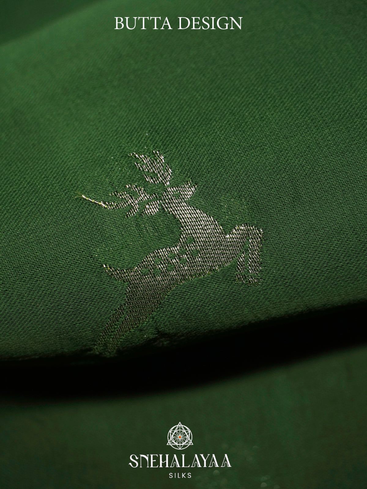 Forest Green Banaras Saree