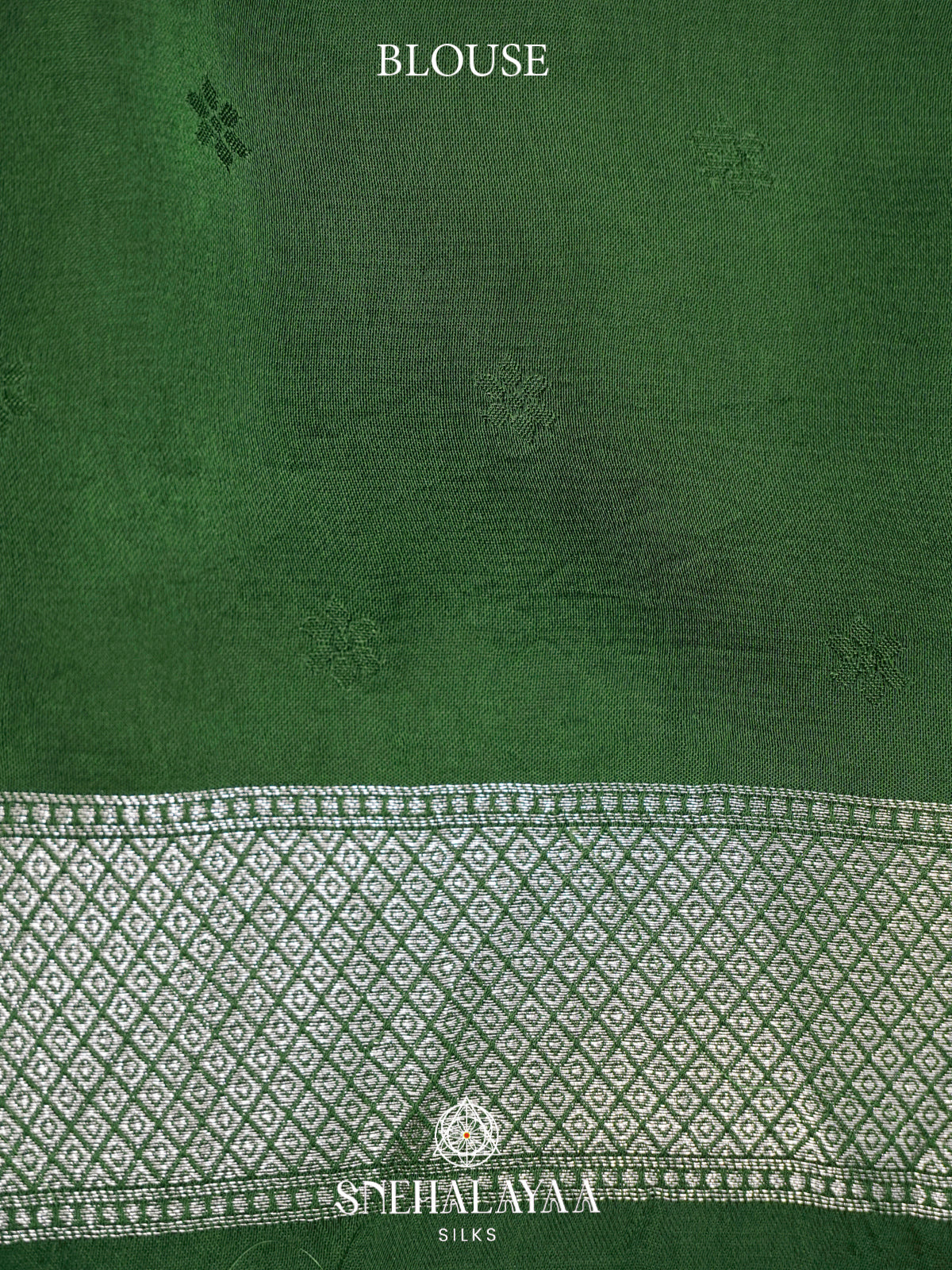 Forest Green Banaras Saree