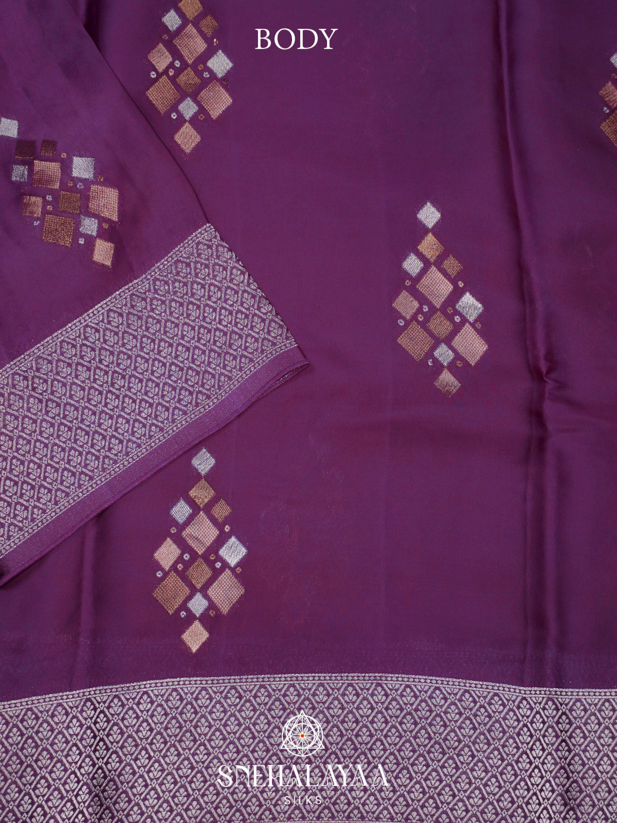 Purple Banaras Saree