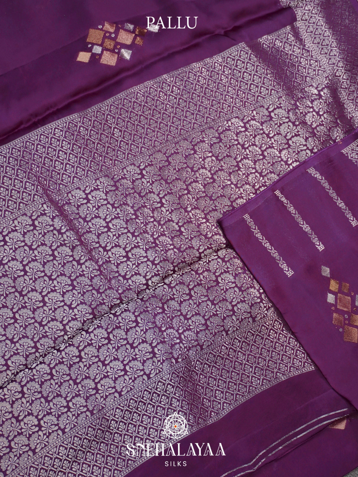 Purple Banaras Saree
