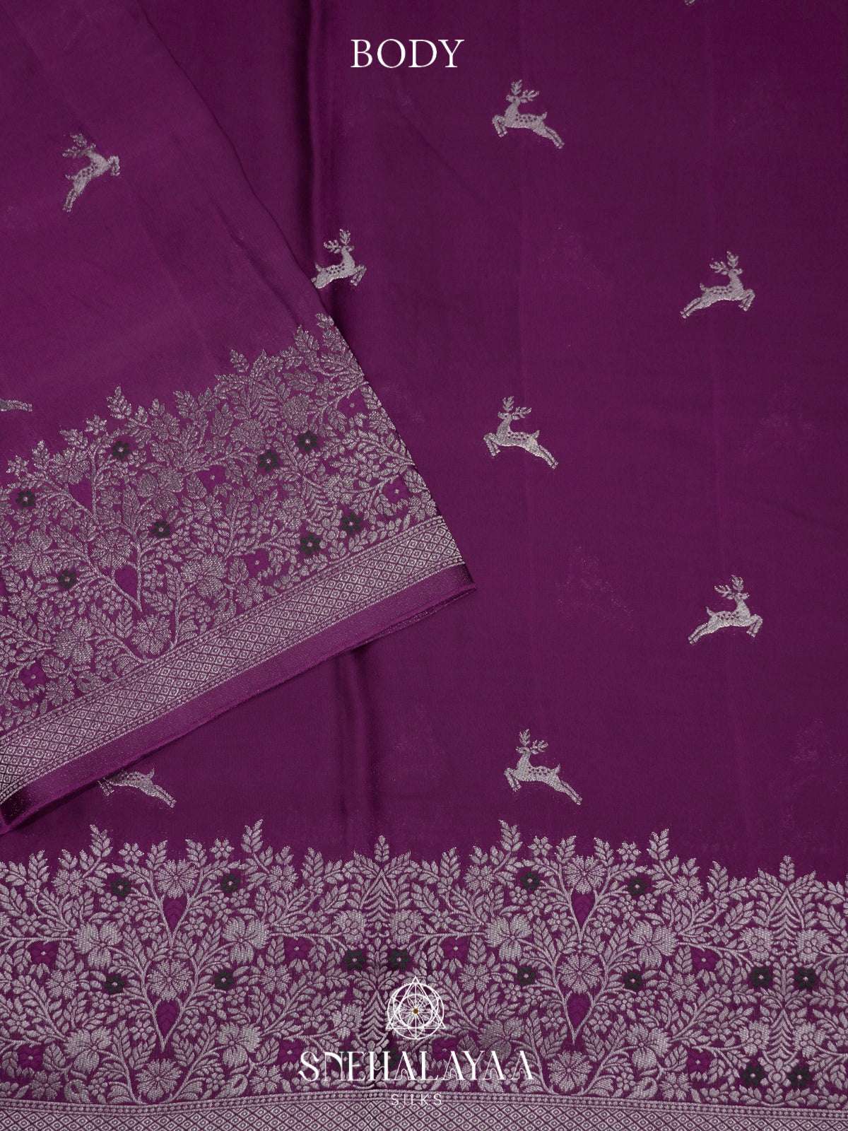 Purple Banaras Saree
