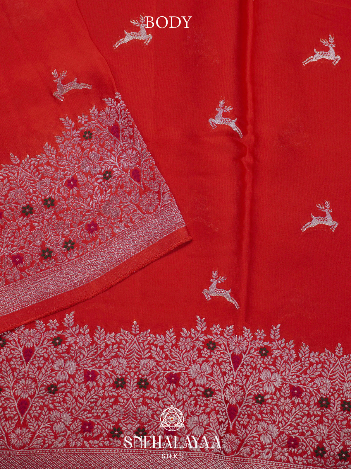 Red Banaras Saree