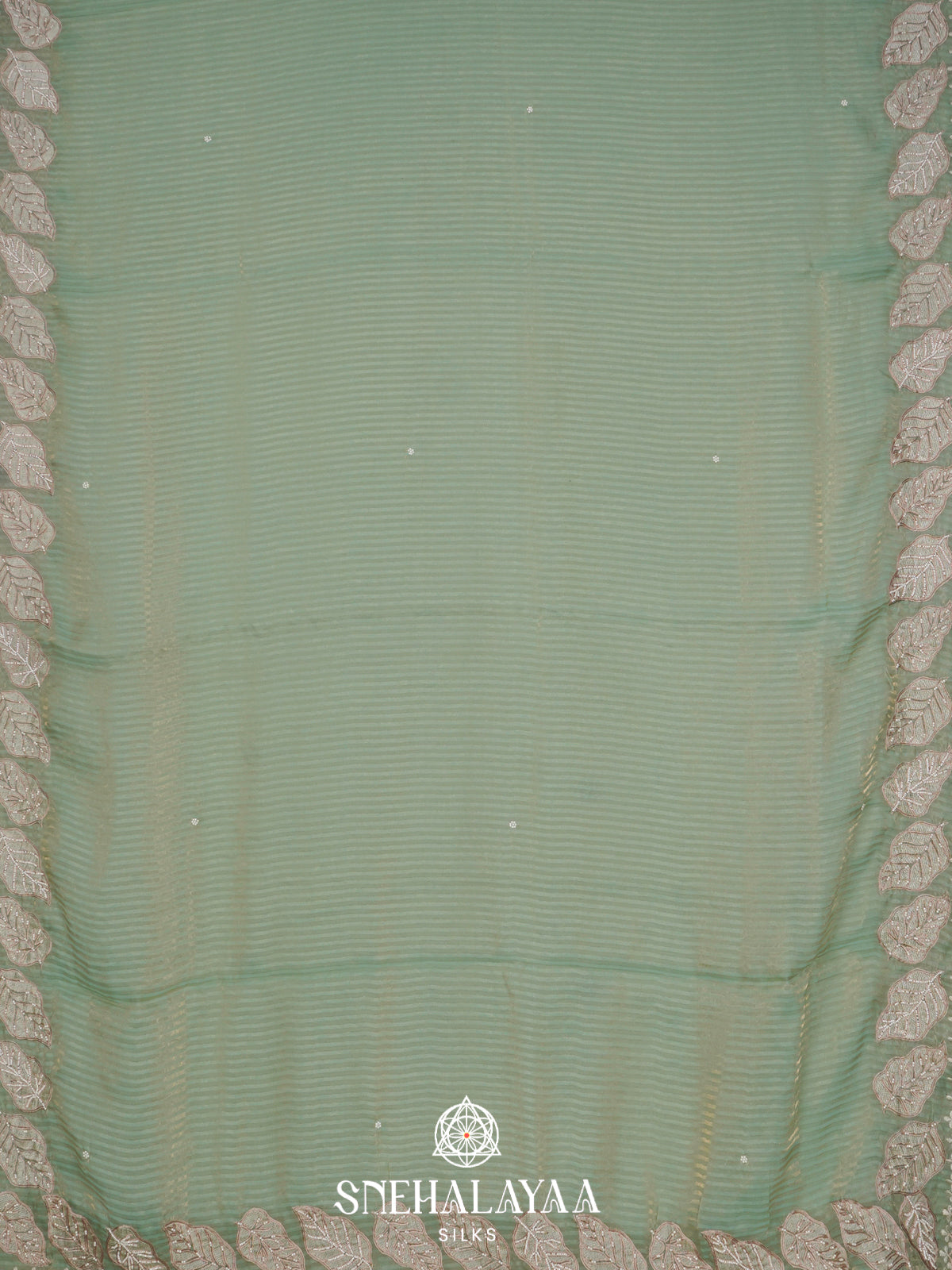 Mint Green  Designer Saree