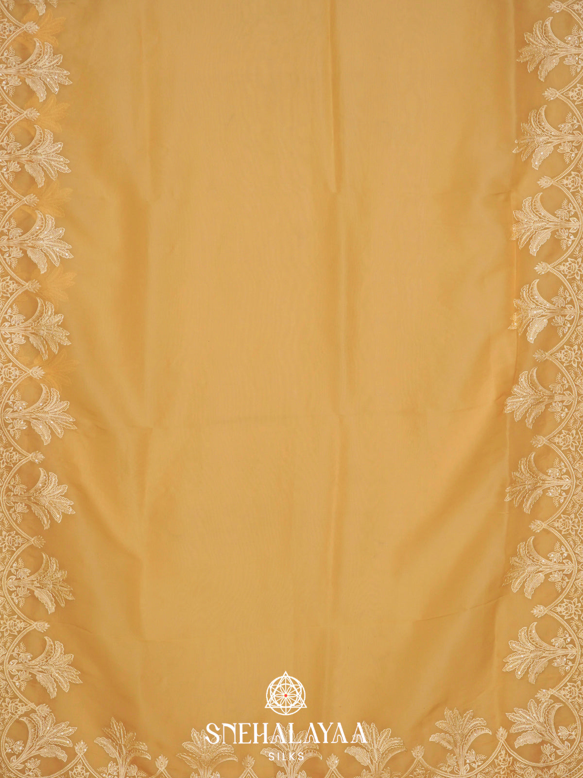 Yellow  Designer Saree