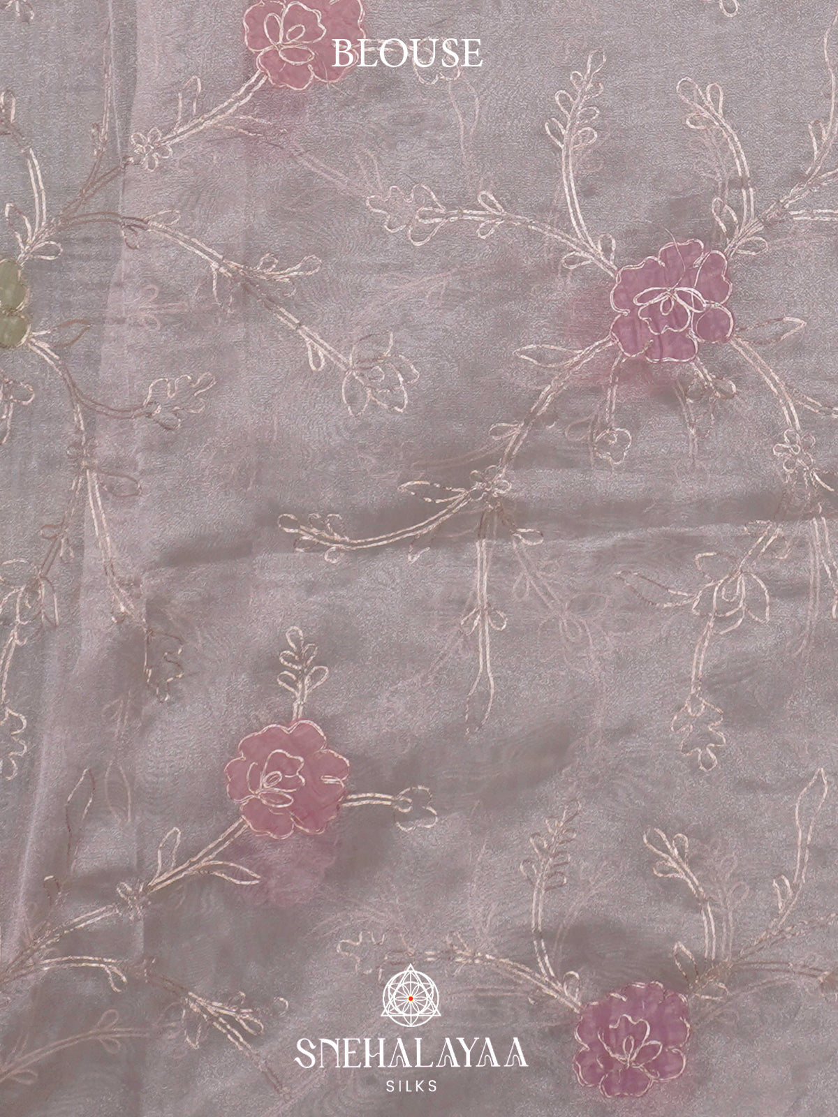 Grey  Designer Saree