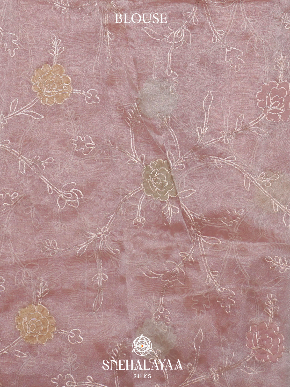 Peach  Designer Saree