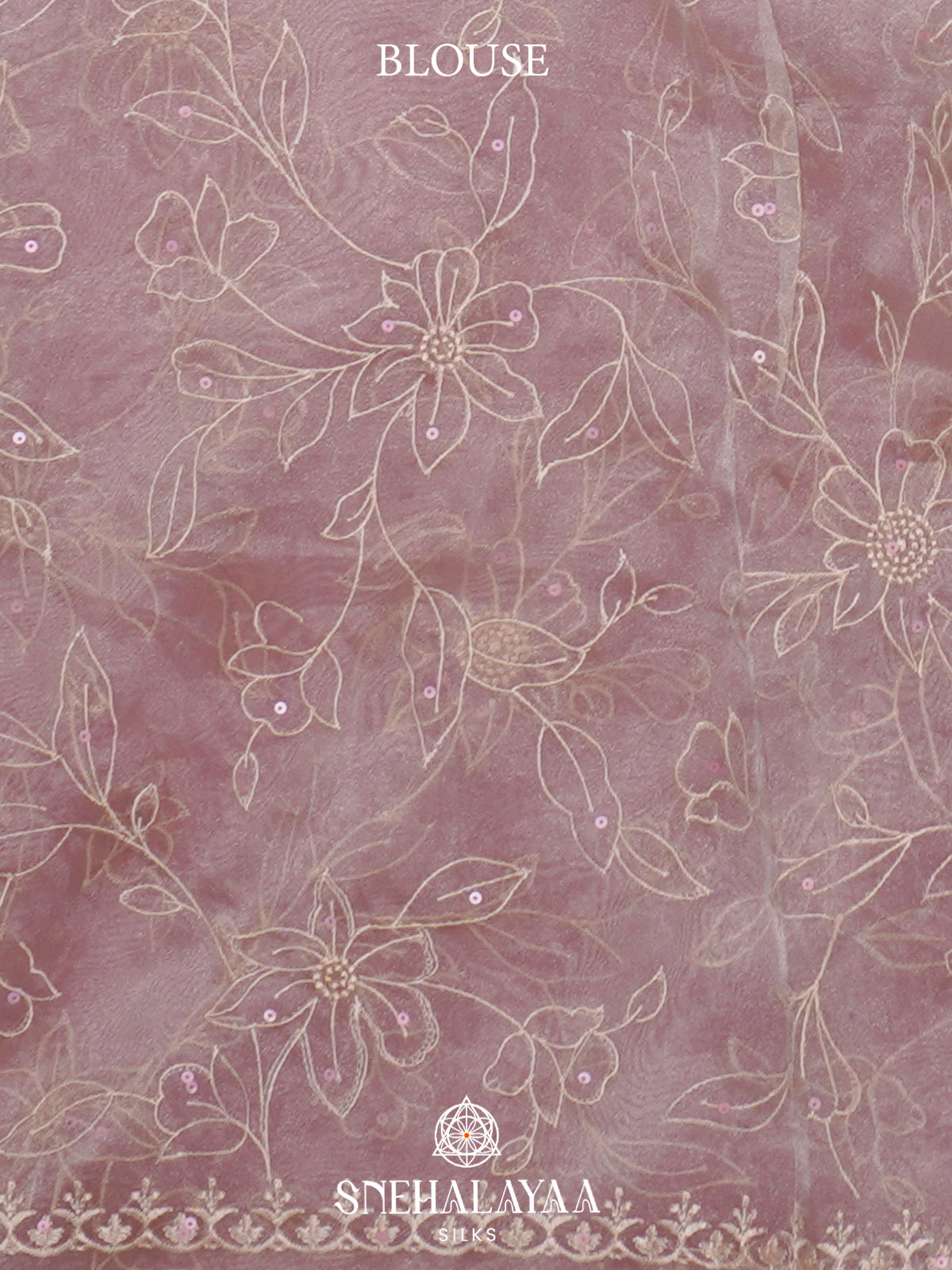 Pink  Designer Saree