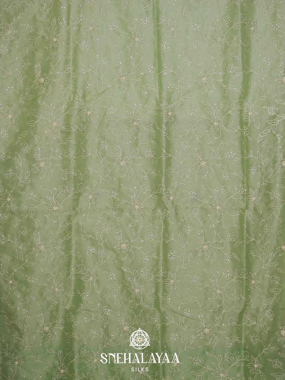 Green  Designer Saree