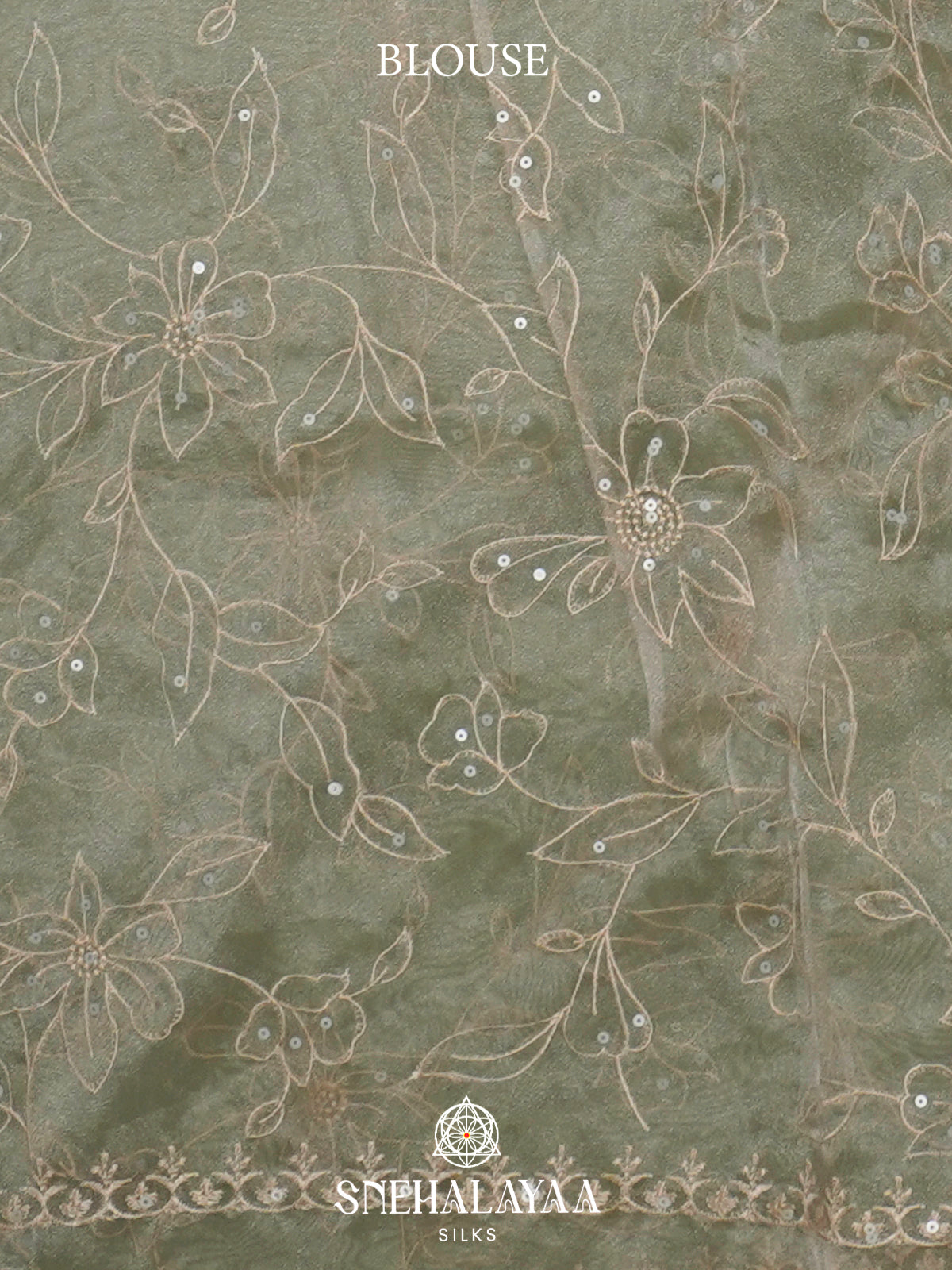 Green  Designer Saree