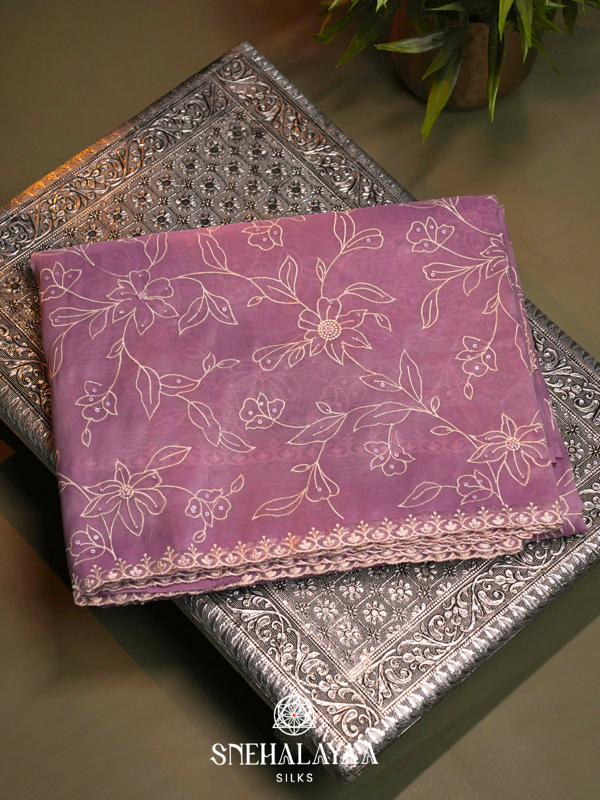 Pink  Designer Saree