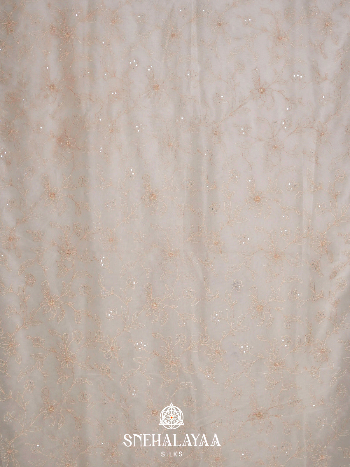 White  Designer Saree