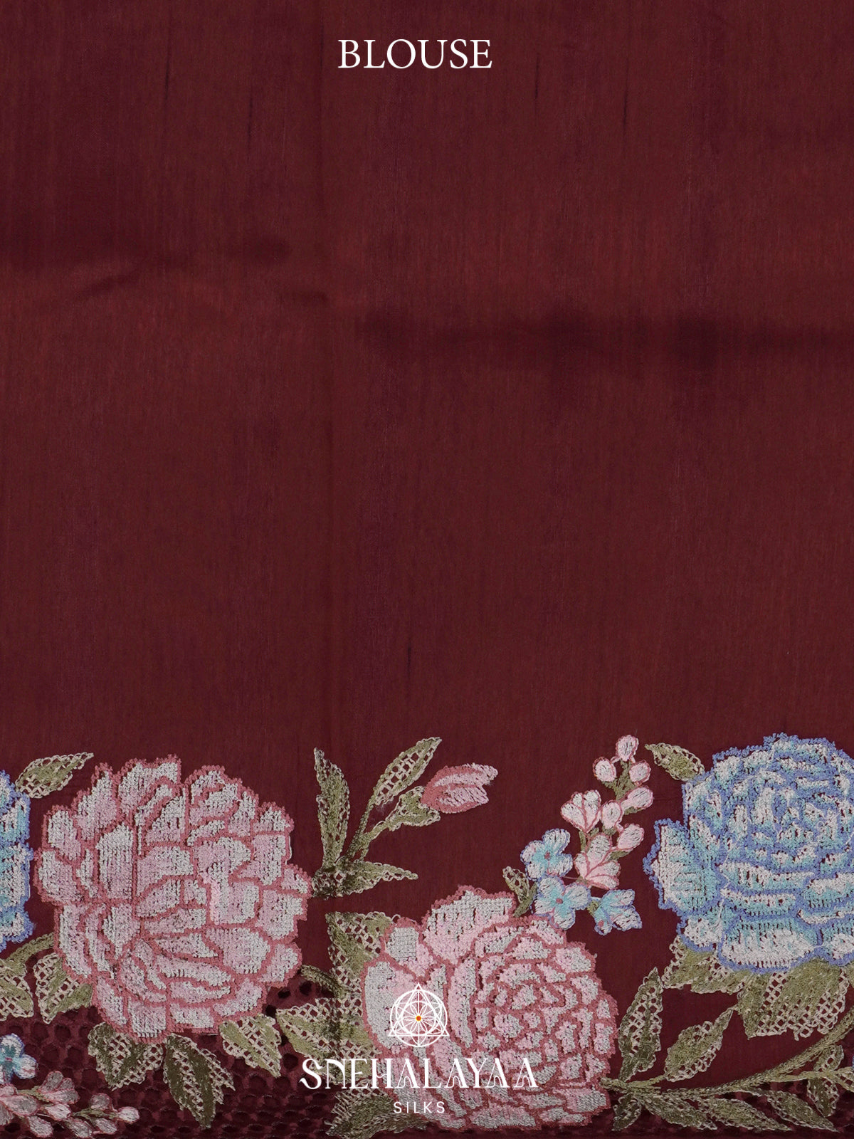 Brown  Raw Silk Saree