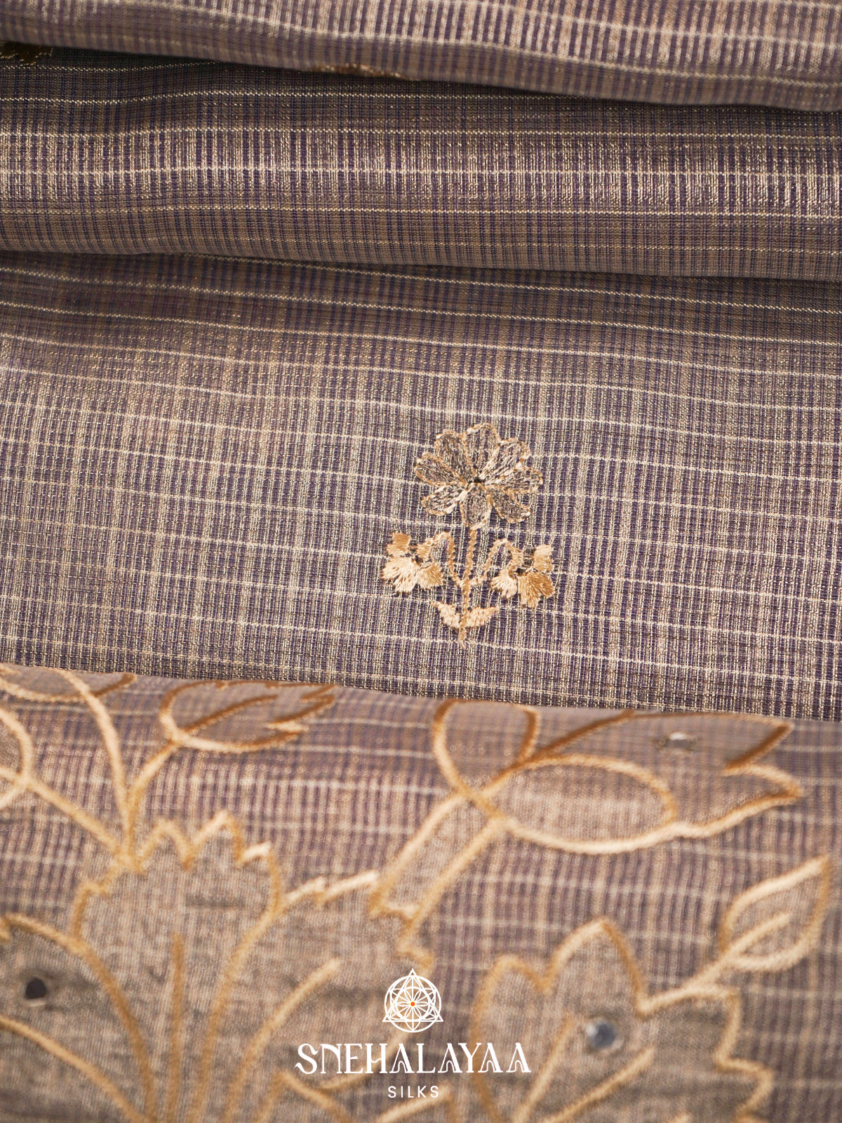 lavender  Kota Saree