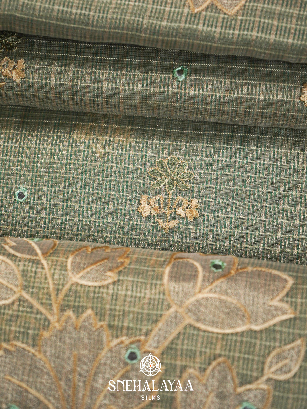 Pale Green  Kota Saree