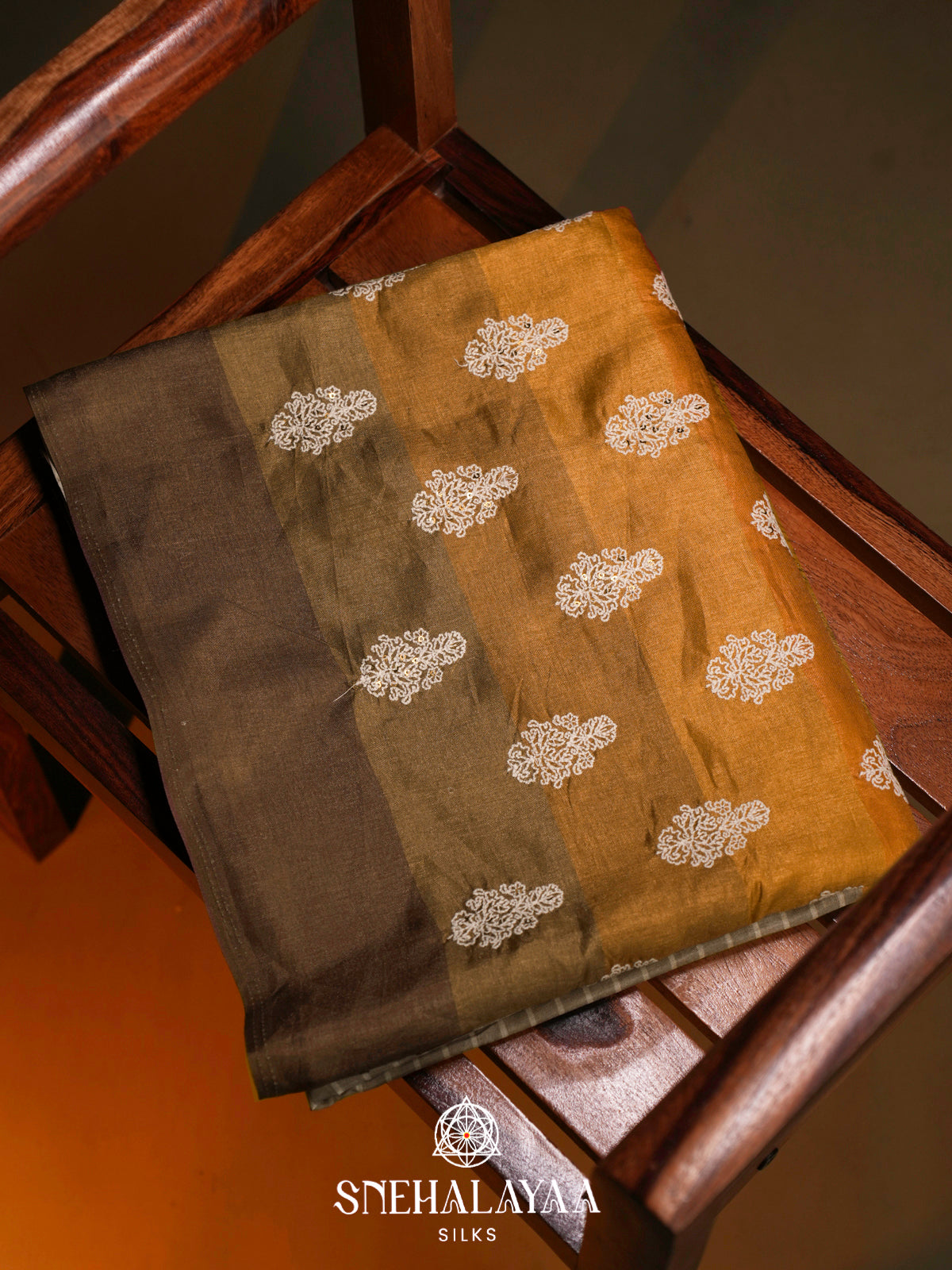 Multicolour  Tussar Saree