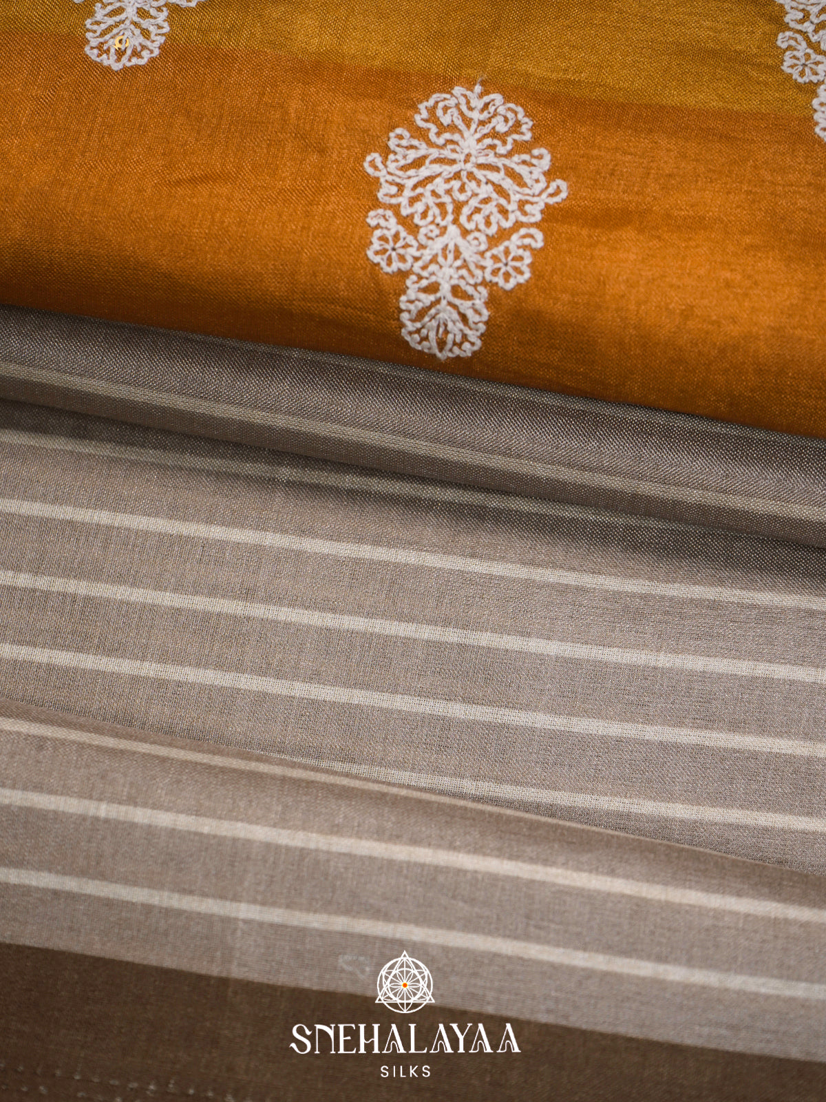 Multicolour  Tussar Saree