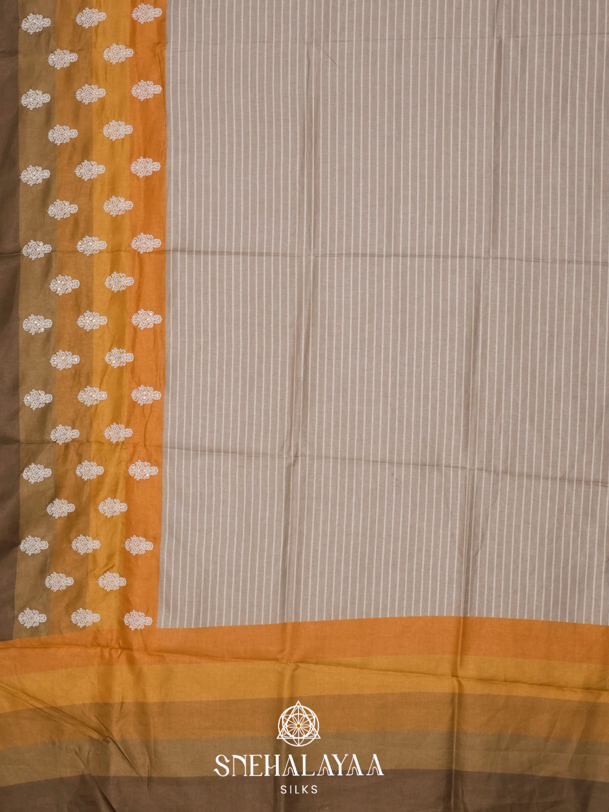 Multicolour  Tussar Saree