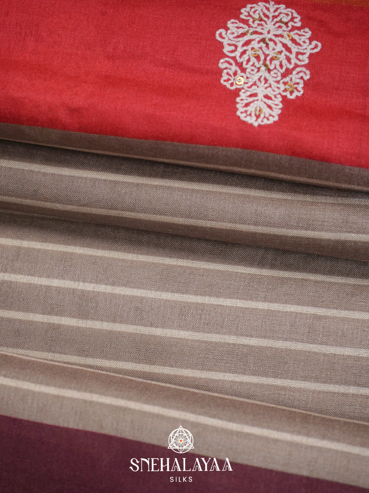 Multicolour  Tussar Saree