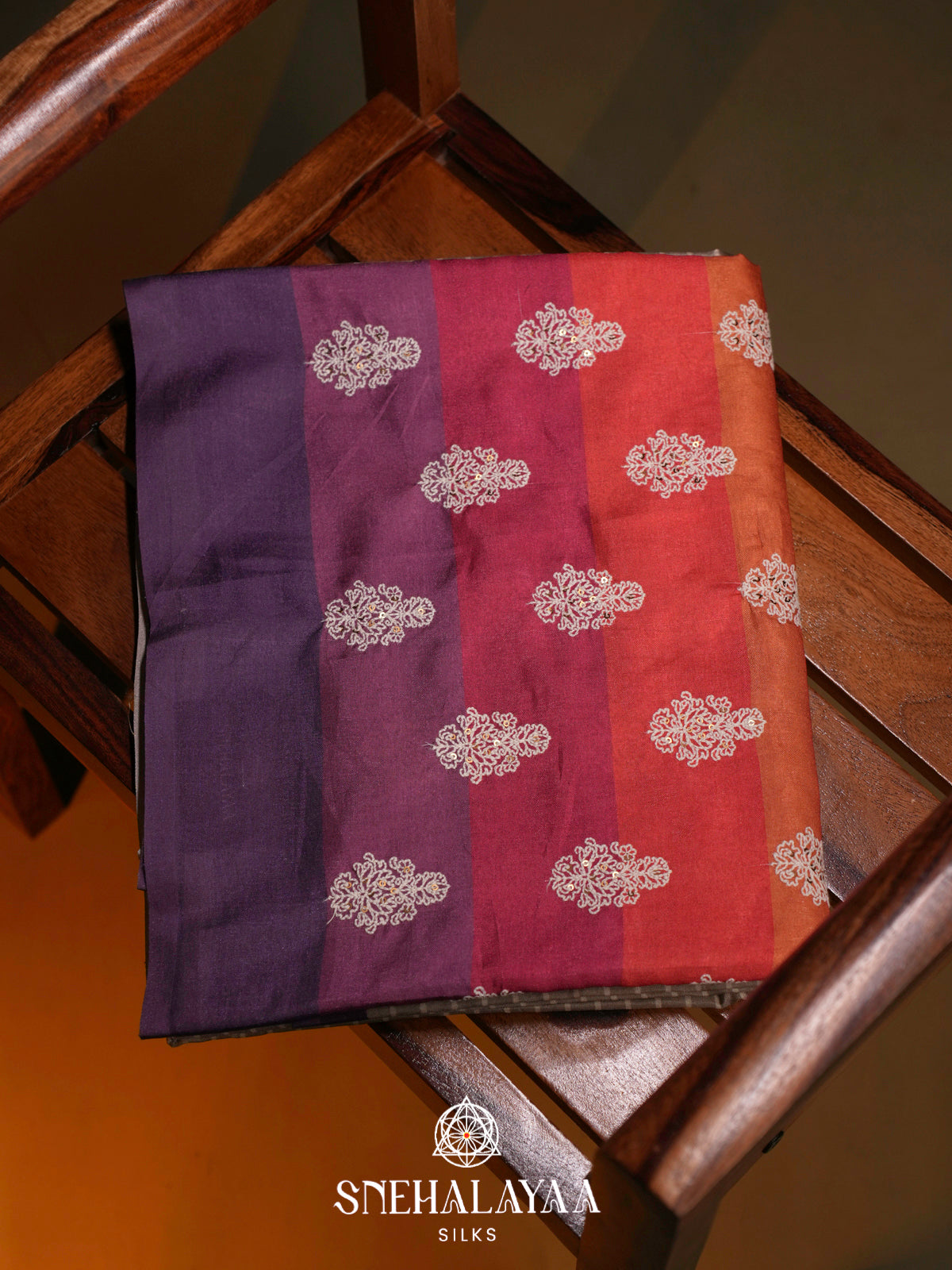 Multicolour  Tussar Saree