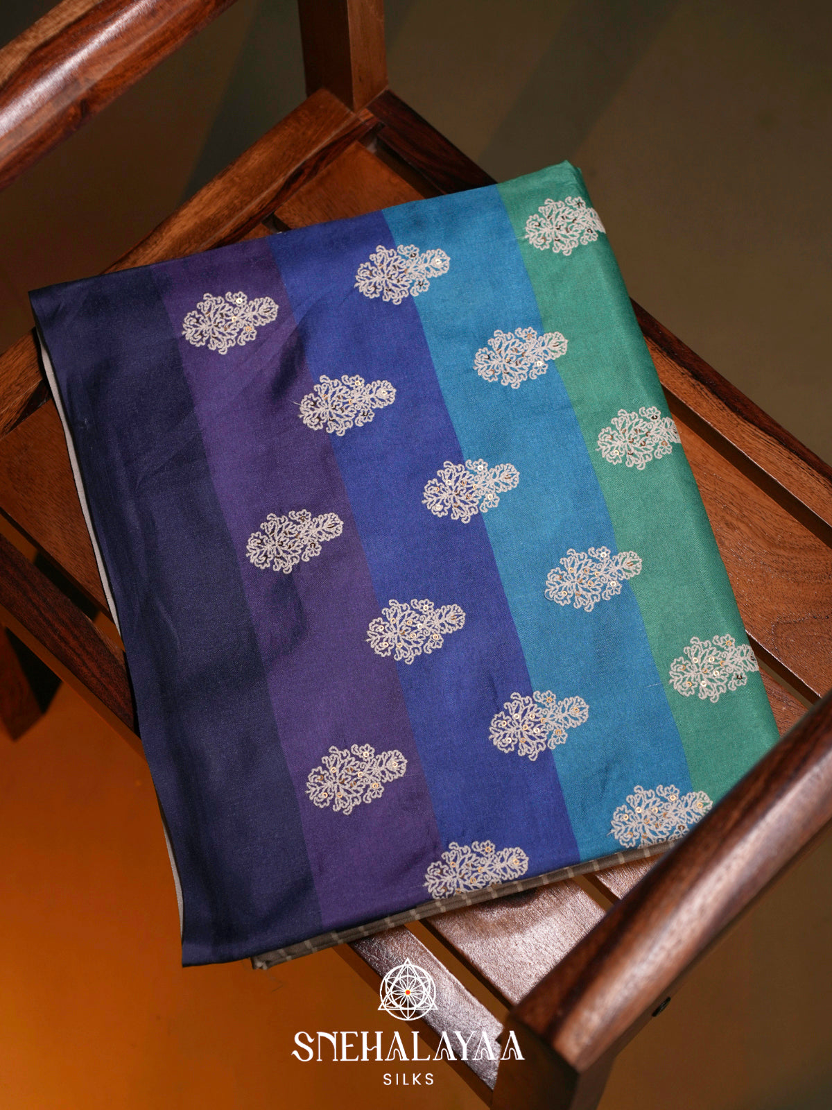 Multicolour  Tussar Saree