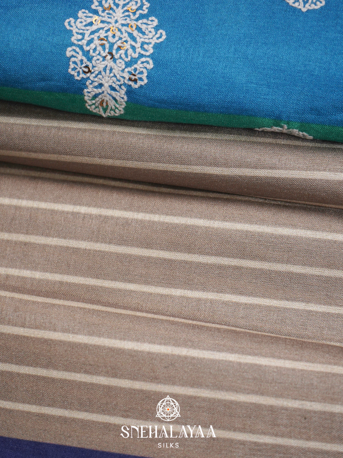 Multicolour  Tussar Saree