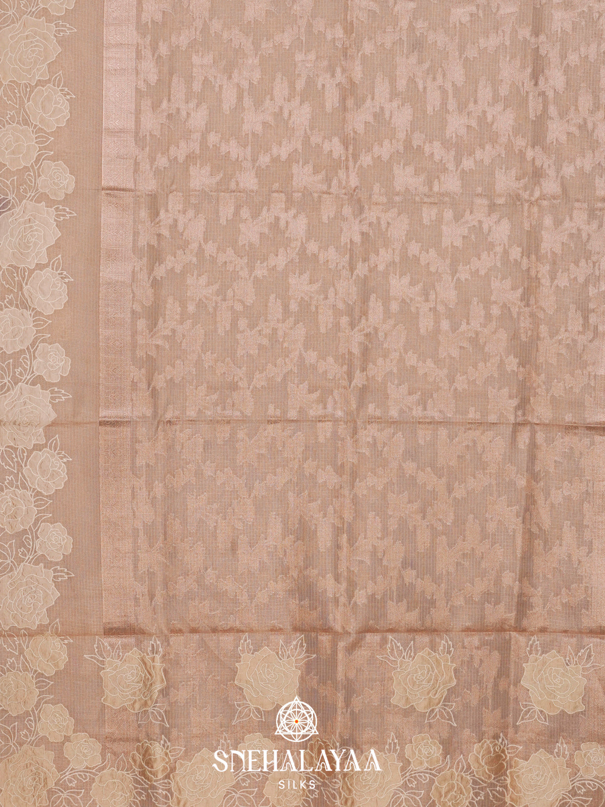 Beige  Kota Saree