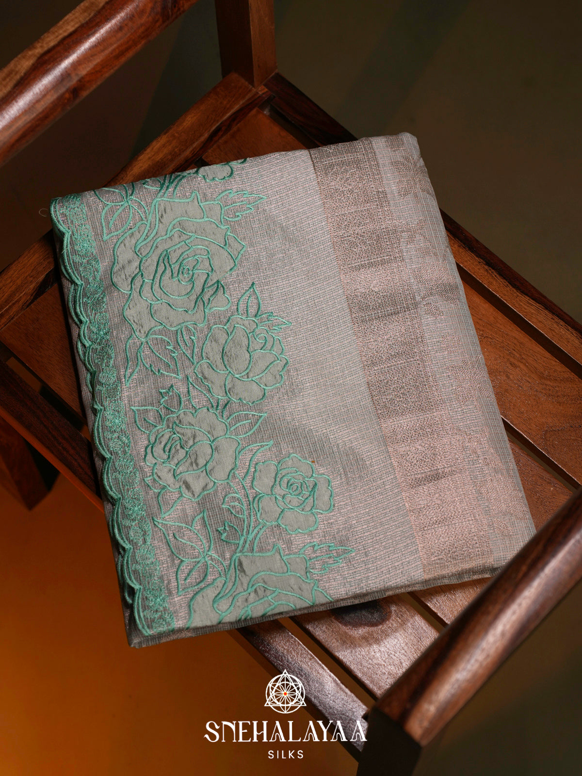 Pale Blue  Kota Saree
