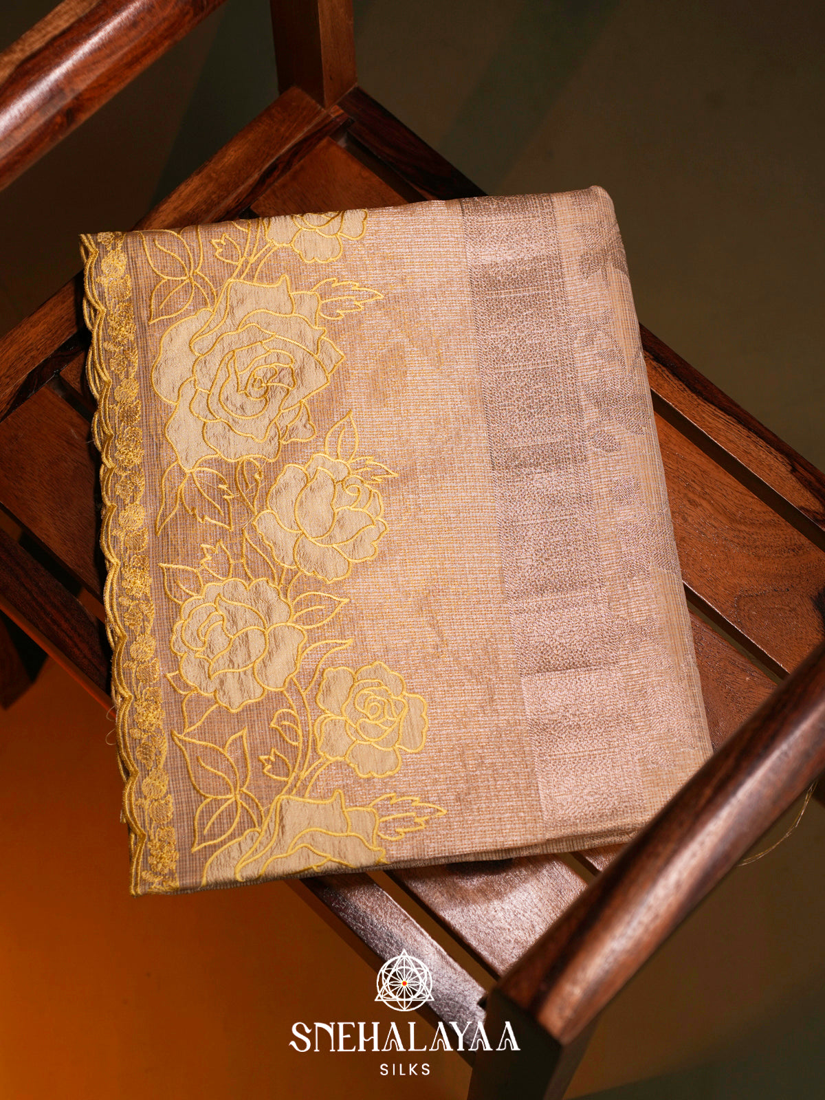 Cream Kota Saree
