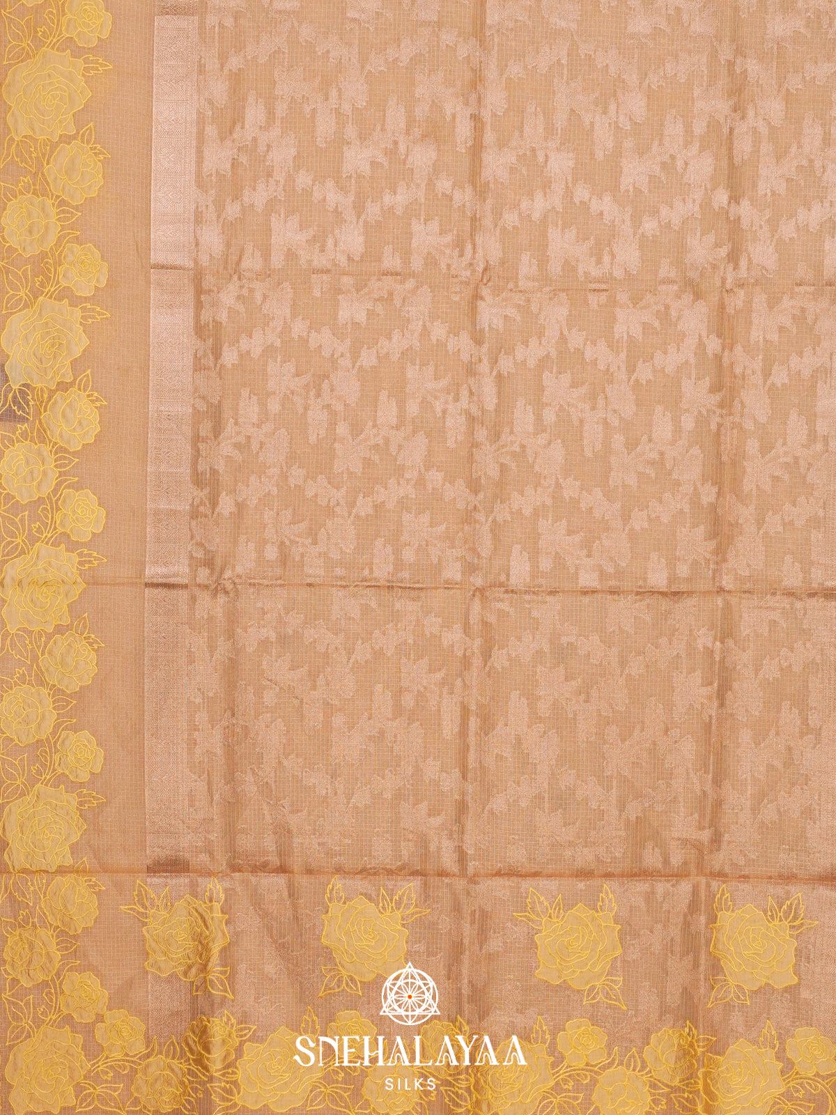 Cream Kota Saree