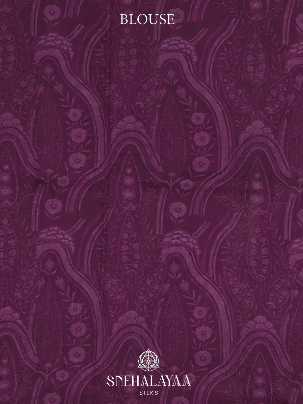 Wine  Tussar Saree