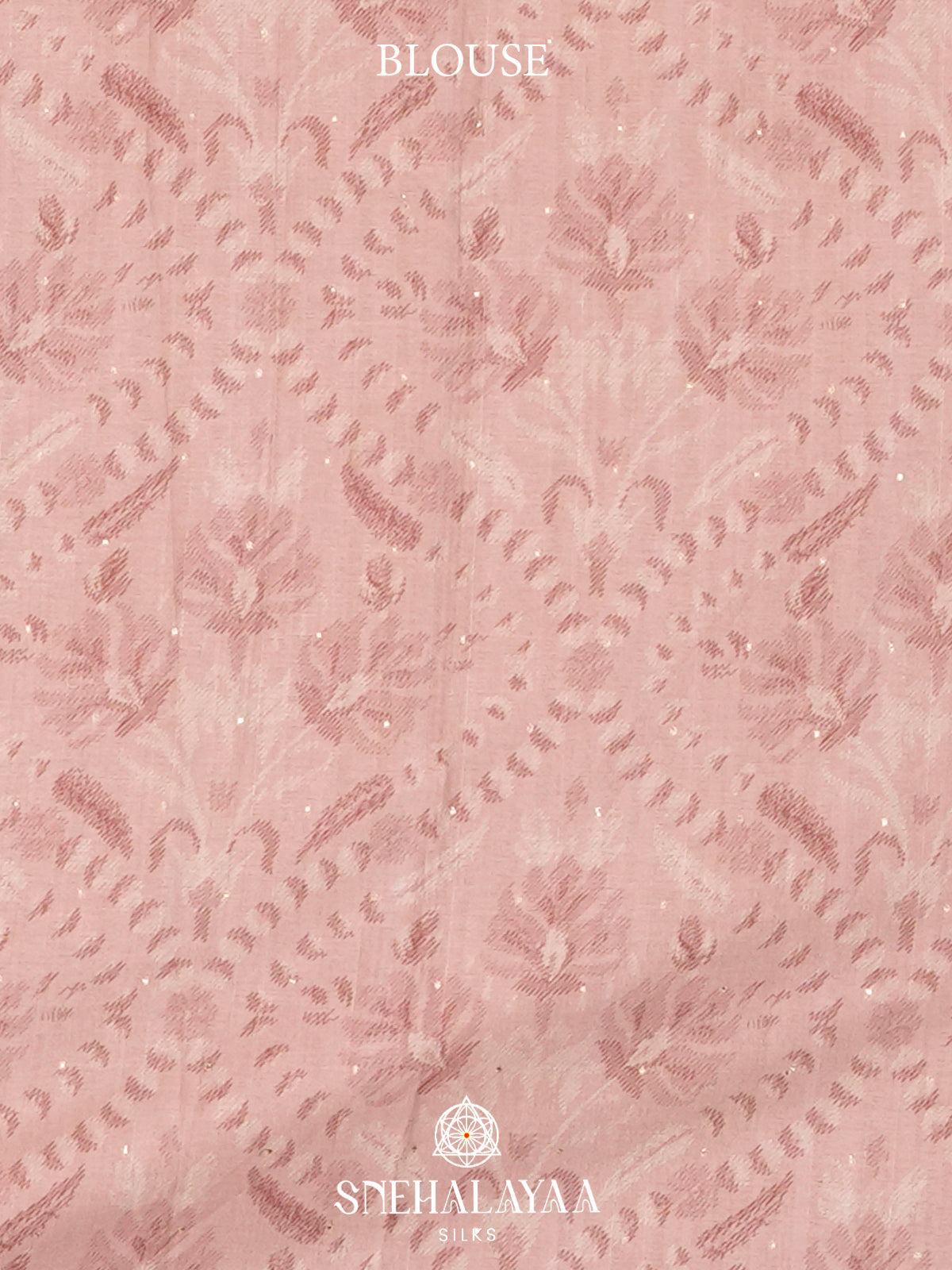 Mauve Pink  Tussar Saree