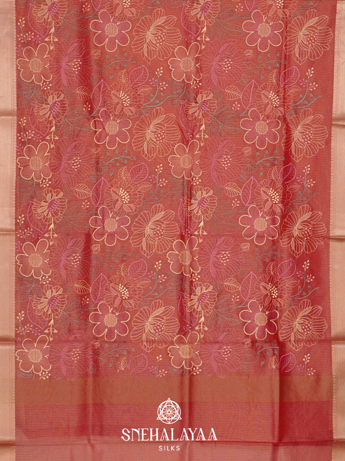 Red  Kota Saree