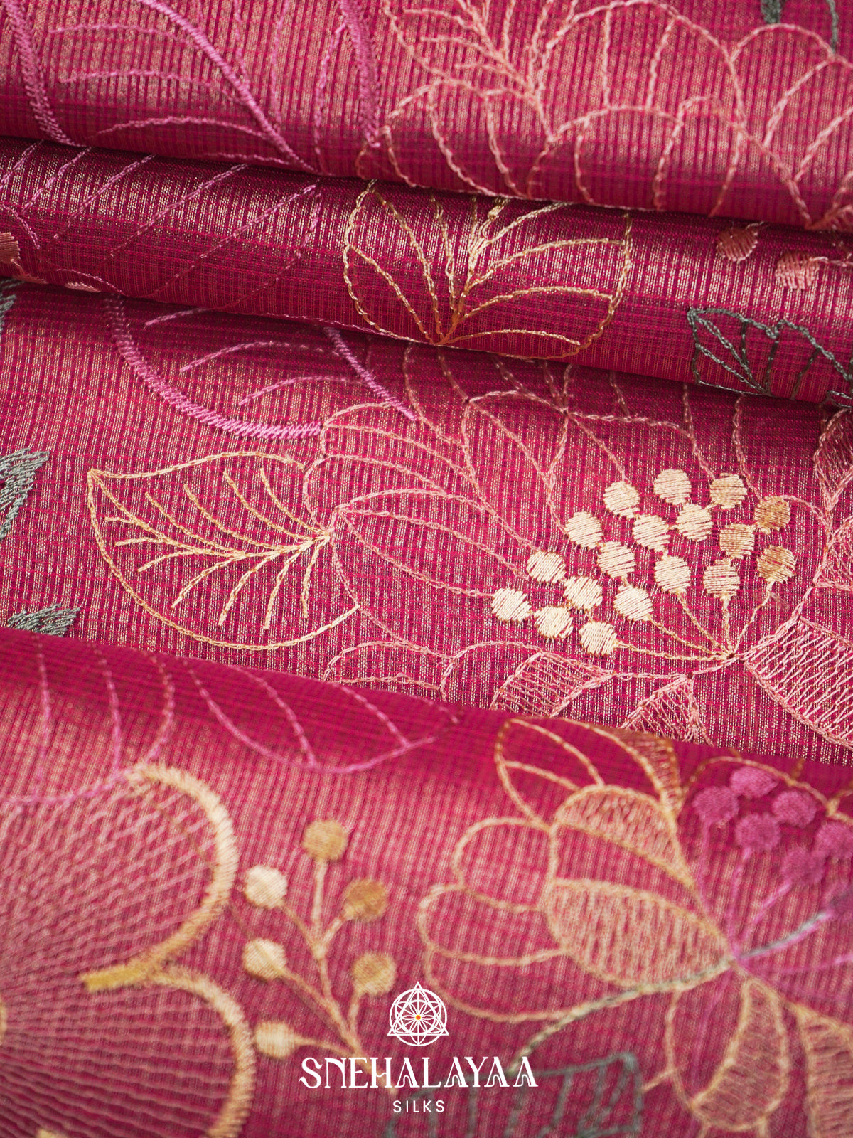Pink  Kota Saree