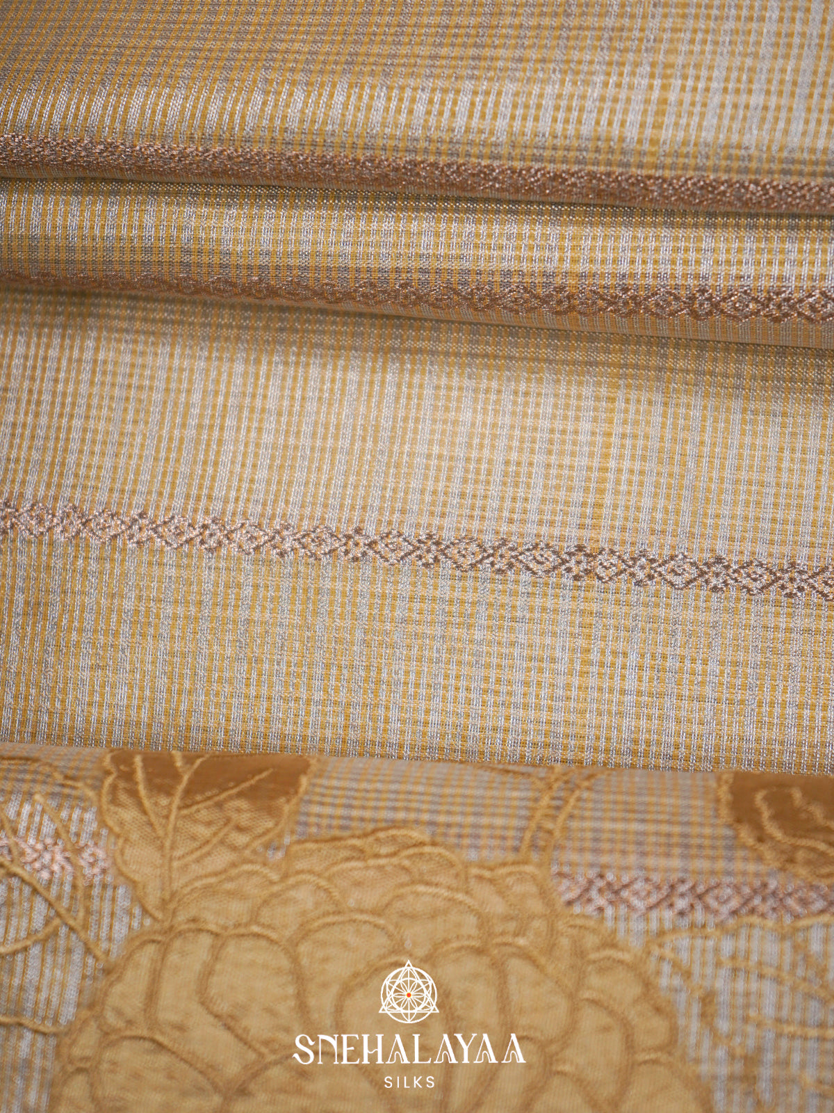 Pale Yellow  Kota Saree