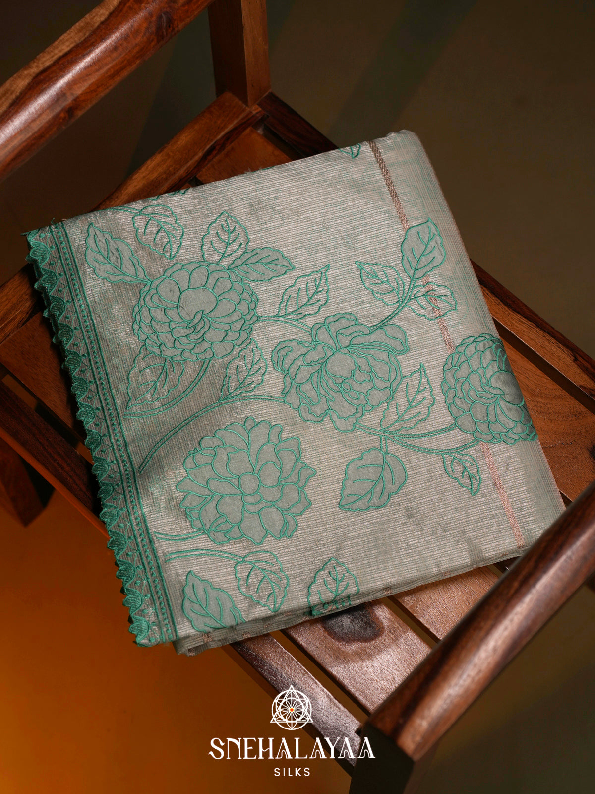 Pale Blue  Kota Saree