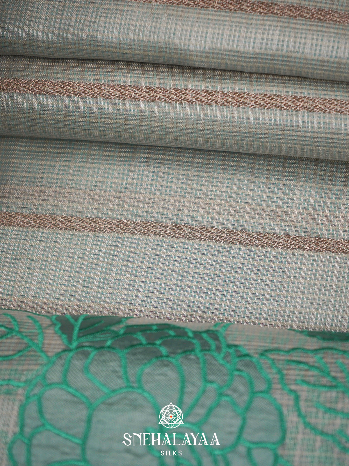 Pale Blue  Kota Saree