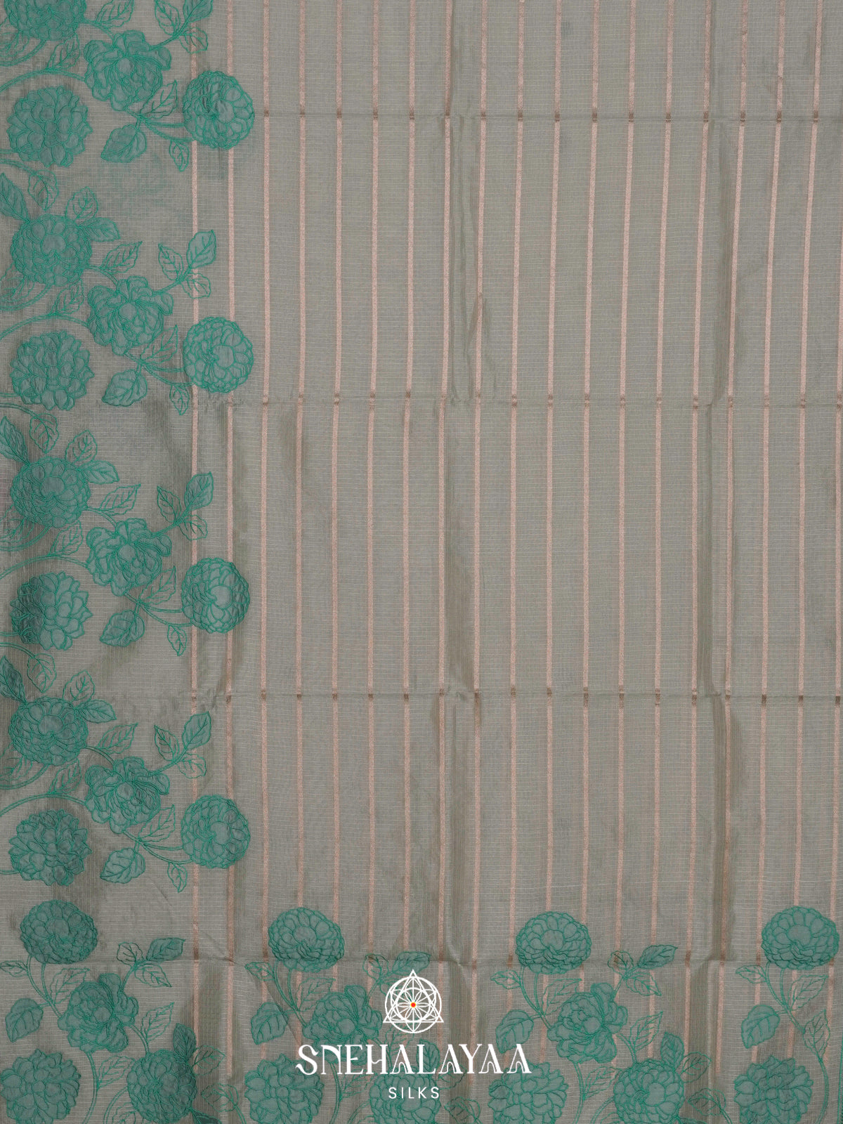 Pale Blue  Kota Saree
