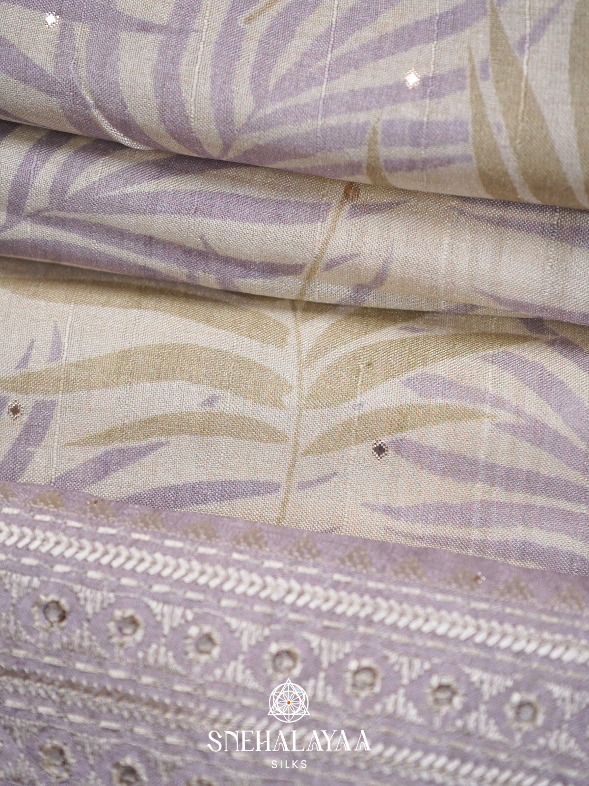 Off White  Tussar Saree